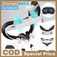 GUOUQNA พัดลมระบายความร้อนการไหลเวียนของอากาศอินเทอร์เฟซสำหรับใบหน้าบรรเทาหมอกเลนส์สำหรับ Oculus Que