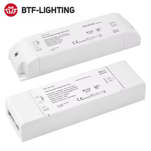 Triac LED Driver Constant Voltage Dimmer AC200V AC240V to DC24V 40W 75W Transformer Adapter FCOB Str