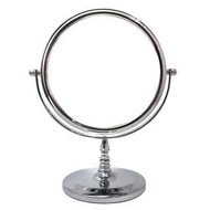 時尚雙面桌立式化妝鏡 - 360度旋轉3倍放大圓形台 / 7吋CVMR00059  **運費另計