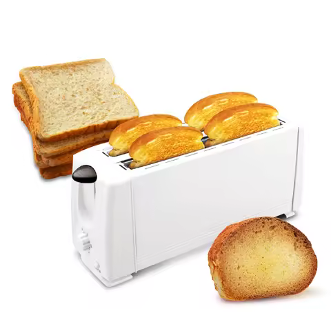 Bread Maker Toaster Maker EU Standard 220V Home Stainless Steel can Toast Four Pieces Breakfast Brea