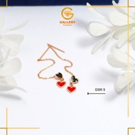 Love Gold 6K 8K Gold Stud Earrings GWK 1 Variation by Galeri Fashion 21