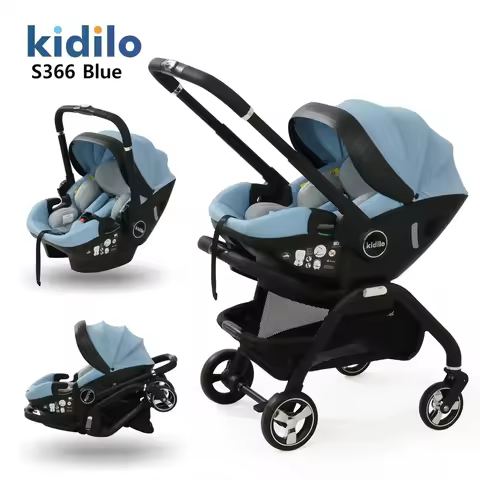 3-in-1 baby safety stroller, two-way newborn baby safety seat, portable 3-in-1 stroller for ages 0-2