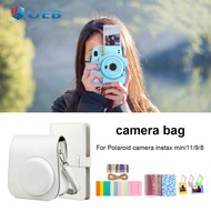 Bộ Phụ Kiện Đầy Màu Sắc Cầm Tay Kèm Miếng Dán/Khung/Album Ảnh Túi Đeo Vai Cho Fujifilm Instax Mini 1