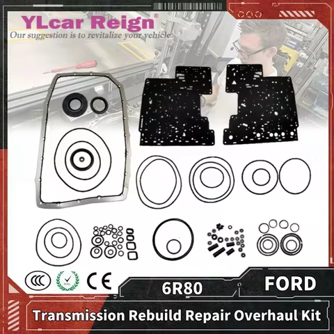 6R80 Automatic Transmission Gearbox Overhaul Rebuild Repair Kit Seals Gasket Fit O-rings for FORD Ra