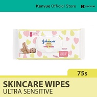 Johnson's Baby Skincare Ultra Sensitive Fragrance Free Wipes 75s