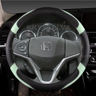 PU Leather Car Steering Wheel Cover For Honda City 2014-2019 Fit 2014-2019 Jazz 2014-2019 HR-V 2016