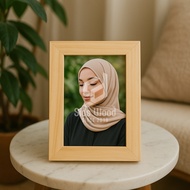 SidsWood [PG2] 2R Dutch Teak Wood Frame (6x9cm) – Handmade Aesthetic Photo Frame