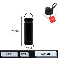 EZALO 304 Stainless Steel Thermos Flask Space Bottle Beverage Vacuum Tumbler (500/900ml)