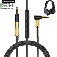 OFC Braided Replacement Cable Extension Cord For Pioneer DJ HDJ-X5 HDJ-X5BT HDJ-X7 HDJ-S7 HDJ-CX HDJ