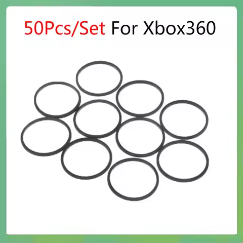 50Pcs/Set For Xbox 360 Rubber Belt Band For XBOX360 Rubber Belt Lite-on Optical Drive Black Rubber R