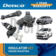 1Y Warranty Perodua Axia VVTI 2017-2022 1.0 Auto Manual Bezza 1.0 Auto Manual Denco Engine Mounting Set