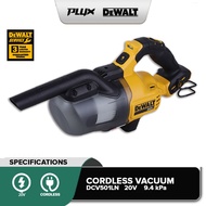 DEWALT DCV501LN 18/20V Cordless Vacuum Cleaner (Bare Unit) 0.7 Litre , 9.4 kPa with Accessories ( DC