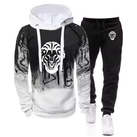 Leon Athletic Club de Bilbao 2022 Men's New Print Gradient Hoodies Casual Sweatpant Jackets Sport Hi