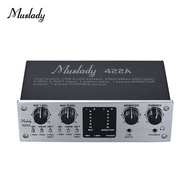 Muslady 422A 4-Channel USB Audio System Interface External Sound Card +48V phantom power DC 5V Power
