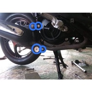 Live - BOLT 1 SET MIO SMILE SPORT SOUL FINO EXHAUST BREQUETTE (4 BOLTS) MODEL 2 KEYS ORI HENG THAILA