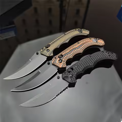 BM 865BK Pocket Folding Knife D2 Steel Outdoor Camping EDC Tactical Hunting Tools Wilderness Surviva