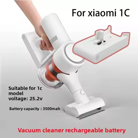 3500mAh Rechargeable Battery for Xiaomi Mi Handheld Vacuum Cleaner 1C Replacement Battery Pack