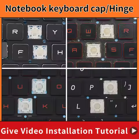 Replacement English Key Cap For MSI GF66 MS-1582 GF76 GL76 GL66 MS-17L1 MS-17H3 Keyboard Keys Keycap