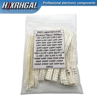 50 types * 50PCS=2500PCS 0402 0306 0805 SMD capacitor kit components DIY sample kit capacitors