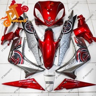 Ready Stock LC 135 V1 Coverset Body Set Batik Merah Silver Grey RM7 Gm3 Red Grey Blue Silver Purple 