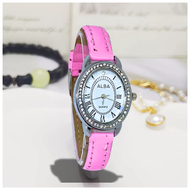 Jam Tangan Wanita Analog Quartz Casual Fashion Strap Kulit Mini Fashion Korea