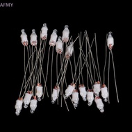 AFMY 60PCS Red Green Blue Red Neon Light Bulb Indicator Light Standard Miniature Bulb 4*10mm Neon Li