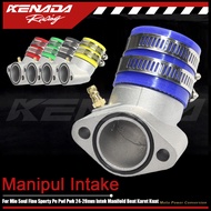 KENADA RACING Intake Manifold Manifold Mio Mio Soul Fino Sporty Carburetor Bord Up Wave100 Gy6 125 1