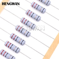 【Top Picks】 10pcs 3W 5% Wire Wound Resistor Fuse Winding Resistance 0.1R 0.1 0.15 0.22 0.33 0.47 0.5
