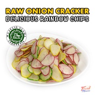 👩🏻‍🍳【HALAL】Raw Onion Rainbow Crackers 👩🏻‍🍳 Colorful Handmade Crispy Bawang Original Indonesia Keropok 👩🏻‍🍳 Foodmania