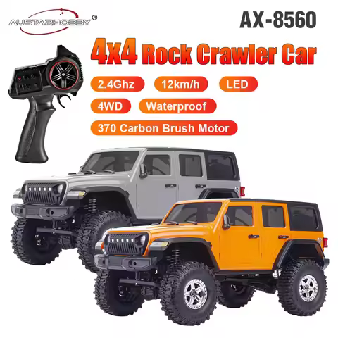 AUSTARHOBBY RC Cars AX-8560 RTR 2.4Ghz 1/18 4WD All Terrains Off-Road Waterproof Rock Crawler Car Re