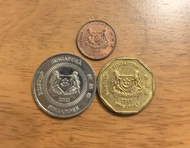 2000年新加坡硬幣三枚
