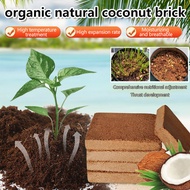 【HOT】Green Plant Nutrient Soil [Organic Natural Coconut Brick]  Garden Formula Organic Potting Soil 