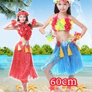 It's Very Beautiful. Straw Skirt. Hawaiian Dress Rope Skirt Style Hula Hoop Set