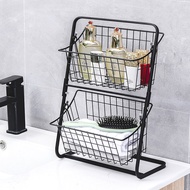 ✈Local Delivery✈ Iron Storage Shelf Rack for Kitchen Seasoning Organizer Fruits Holder Double Layer 