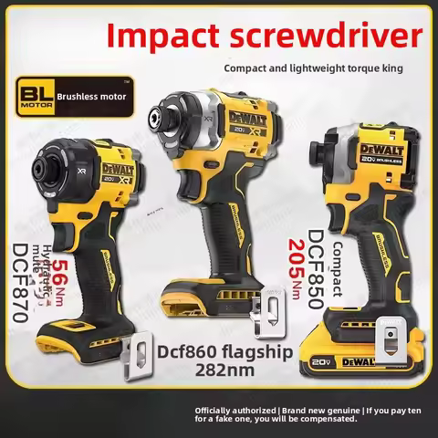 oywj Brushless Impact Screwdriver DCF887 Rechargeable DCF850/860 Electric Screwdriver Hydraulic DCF8