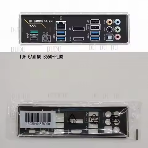 D NEW BackPlate TUF GAMING B550-PLUS FOR ASUS IO I/O SHIELD Back Plate