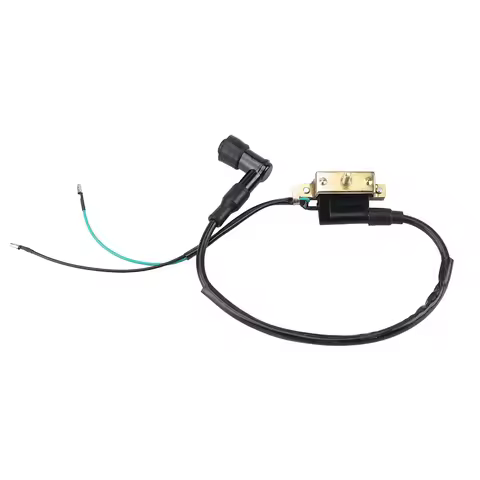 Motorcycle Ignition Coil 6V 2 Wires For Honda XL185 XR70 XR100 C70 CT90 Moped For 50cc-125cc ATV Pit