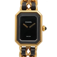 【二手】香奈兒 (Chanel) CHANEL 腕錶 Premiere S H0001 黑色鍍金 (GP) 皮革錶帶 Premiere S 女士二手 A