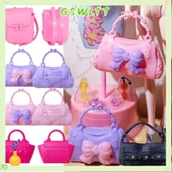 GSWLTT Doll Handbag, Plastic Fashion 1/6 Doll Accessories,  5 Styles Doll Purse Accessories Doll Acc
