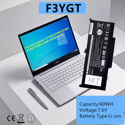 Laptop Battery For Dell Latitude 12 7280 7290 7380 7390 E7380 E7390 E7280 E7290 14 7480 7490 E7480 E