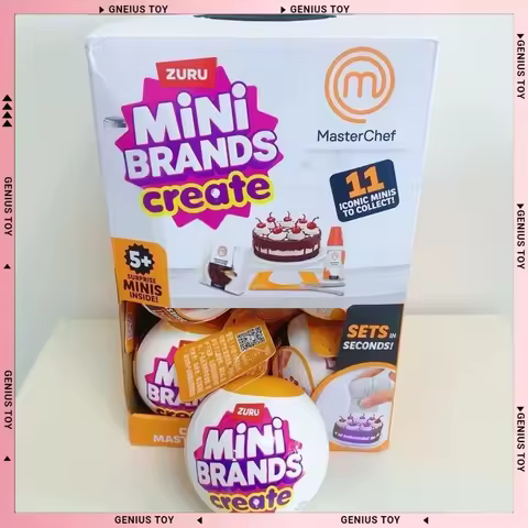 Zuru 5 Surprise Mini Brands Create Master Chef 2nd Series Blind Box Mini Delicious Food Set Surprise
