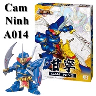 [HCM]Đồ chơi lắp ráp theo mẫu A014 tướng Cam Ninh - bộ ghép hình dán decal sd Gundam Tam Quốc giá rẻ