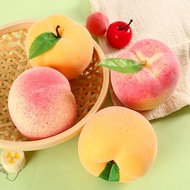 FR-18 Fake Fruit Peach 2 Colors Size 8*7 Cm.