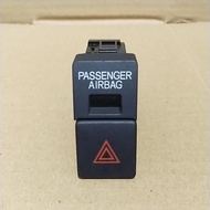 TOMBOL Interior switch button Passenger air bag Hazard triangle Original