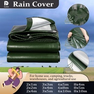 🎁【Free Gife】Waterproof Canvas 1x2m 3x4m 5x6m 8x10m 10x12m Tarpaulin canopy Truck tarpaulin Home Tarp