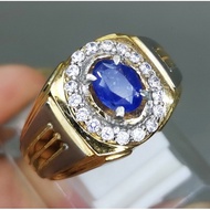 Ring Stone Original Blue Sapphire Srilangka Ceylon