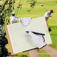 [TachiuwadaMY] Golf Scorecard Book Journal Yardage Book Golf Notes Book Golf Journal Log Book