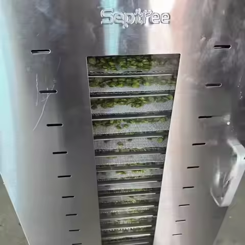 Stainless Steel Food Dehydrator 16 Trays Commercial Dehydrators Dryer For Fruit Meat Beef Jerky With