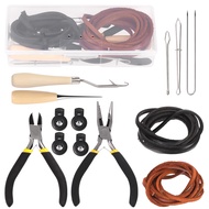 Tanstic 13Pcs Baseball Glove Relacing Kit, Softball Mitts Baseball Glove Care Kit Includes Leather S