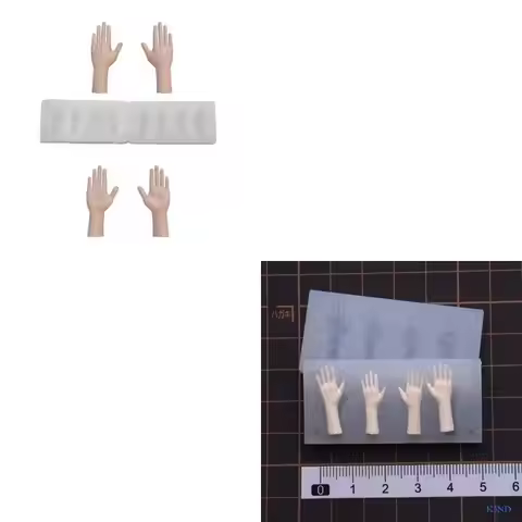 K3ND Clay Hand Mould Silicone Tool Versatile Use in Creative Sculpting and Artistic Modeling Project